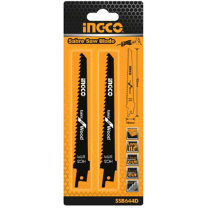 INGCO 2 LAMES SCIE SABRE POUR BOIS - 150MM*19MM*1 SSB644D