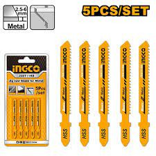 INGCO 5 LAMES SCIE SAUTEUSE POUR METAL JSBT118B