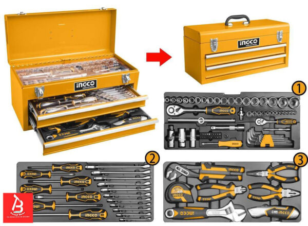 INGCO BOITE A OUTILS 97 PCS HTCS220971