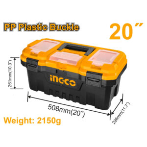INGCO BOITE A OUTILS EN PLASTIQUE PVC 20 PBX2001
