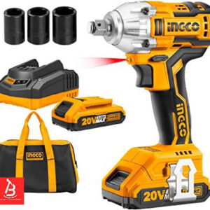INGCO BOULONNEUSE A CHOC 20V 2 BATTERIES SANS CHARBON CIWLI2001