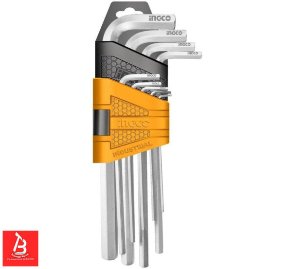 INGCO CLES HEX  SET DE 9 PIECES 1.5-10MM HHK11091