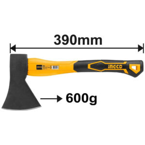 INGCO HACHE 600G 390MM A TETE FORGEE HAXS206001