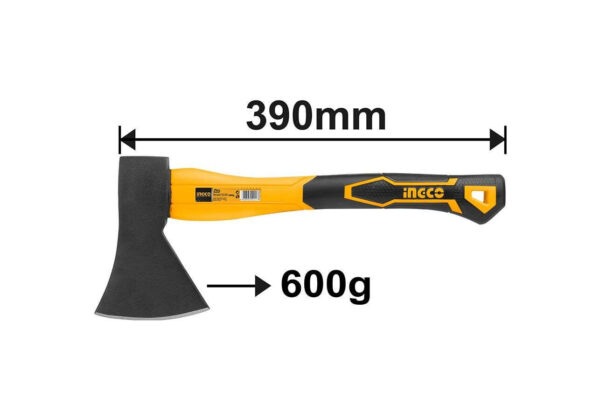 INGCO HACHE 600G 390MM A TETE FORGEE HAXS206001