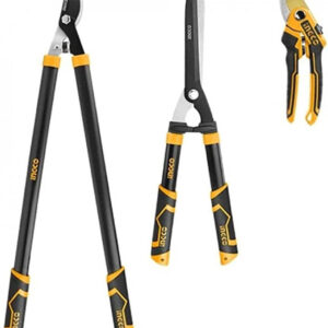 INGCO JEU 3PCS JARDINAGE SECATEUR/CISAILLE/COUPEBRANCHES HLT76033