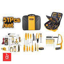 INGCO JEU D'OUTILS TELECOM 51 PIECES HKTTS0511