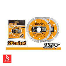 INGCO JEU DE 2 DISQUES DIAMANT 115MM SS DMD0111523