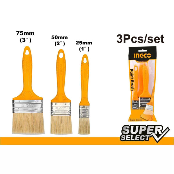 INGCO JEU DE 3 PINCEAUX CHPTB7860301
