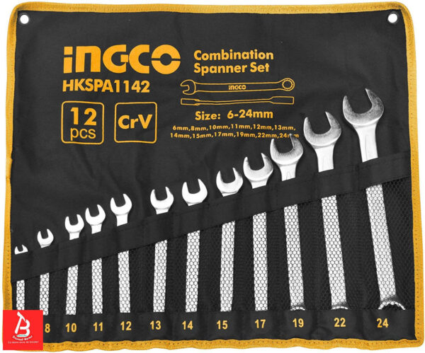 INGCO JEU DE CLES MIXTES 12PCS HKSPA1142