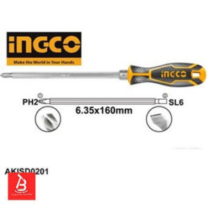 INGCO JEU DE TOURNEVIS 2 EN 1 PH2 + SL6 AKISD0201