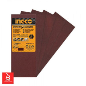 INGCO JEU FEUILLES ABRASIVES PONCAGE5PCS 264*115MMFS3502 AKFS264115