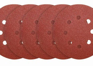 INGCO JEU FEUILLES ABRASIVES PONCEUSE ORBITALE 5PCS 125MM  AKRS125051