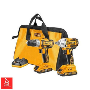 INGCO KIT COMBO PERCEUSE/VISSEUSE A CHOC 20V CKLI2006