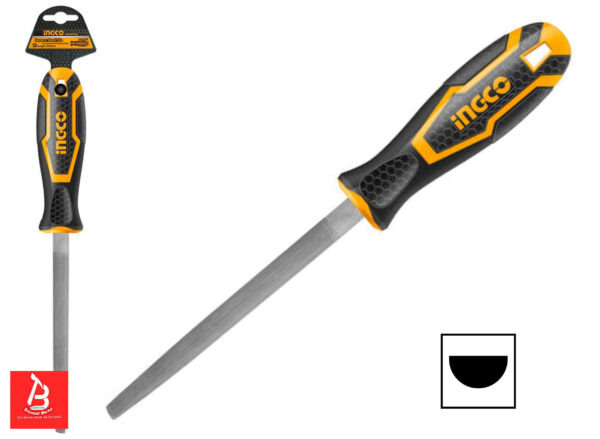 INGCO LIME D'ACIER DEMI RONDE 200MM HSHF088