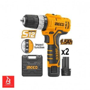 INGCO MALETTE PERCEUSE VISSEUSE LI-ION 12V 1,5A 2BATT CIDLI1232