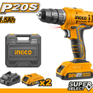 INGCO MALETTE VISSEUSE SANS FIL LITHIUM20V 2BATTERIES SS CDLI20012