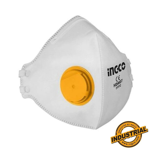 INGCO MASQUE ANTI-POUSSIERE FFP2 AVEC VALVE HDM07