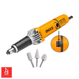 INGCO MEULEUSE DROITE 6MM 400W + 3 ACCESSOIRES PDG4003