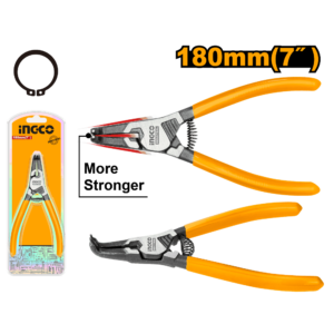 INGCO PINCE CIRCLIPS EXTERIEUR A TETE COURBEE 180MM HCCP261802