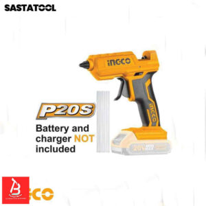INGCO PISTOLET A COLLE 20V (SANS BATTERIE/SANS CHARGEUR)+3PCS CGGLI2001