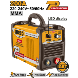 INGCO POSTE A SOUDER  200A MMA ONDULEUR SI ING-MMA20038