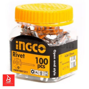 INGCO RIVET 4.8X12MM BOITE DE 100 PIECES HWRT4801211