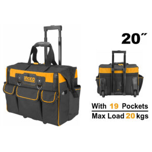 INGCO SAC A OUTILS RIGIDE A ROULETTES 20KG MAX HRRTB2002