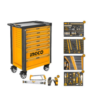 INGCO SERVANTE A 7 TIROIRS + 162 PIECES HTCS271621