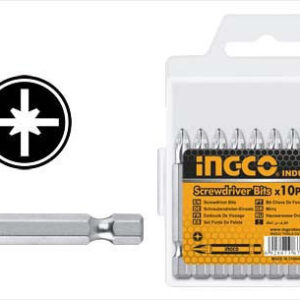 INGCO SET DE 10 EMBOUTS PZ2 50MM SDB11PZ223