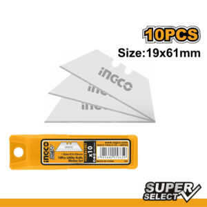 INGCO SET DE 10 LAMES DE COUTEAUX SK5 HUKB61001
