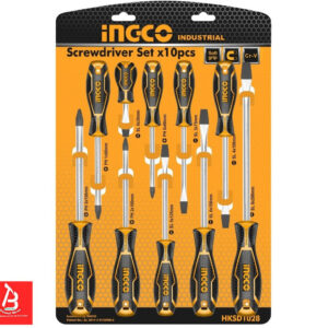 INGCO SET DE 10 TOURNEVIS  HKSD1028