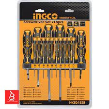 INGCO SET DE 18 TOURNEVIS ET TOURNEVIS DE PRECISION HKSD1828