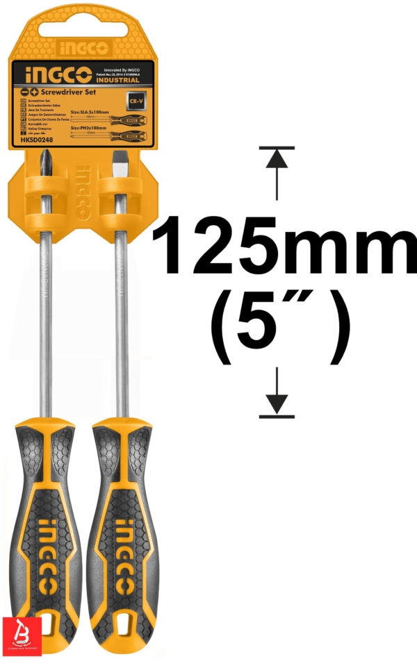 INGCO SET DE 2 TOURNEVIS SL ET PH HKSD0248