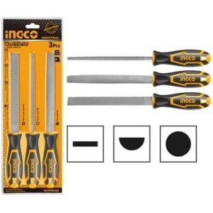 INGCO SET DE 3 LIMES A BOIS 200MM HKTFW0308