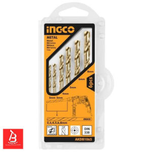 INGCO SET DE 6 FORETS HSS AKDB1065