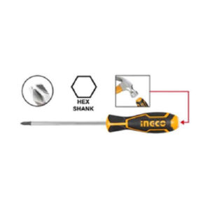 INGCO TOURNEVIS A ZONE DE FRAPPE PH2  6*150 MM HGTS68PH2150