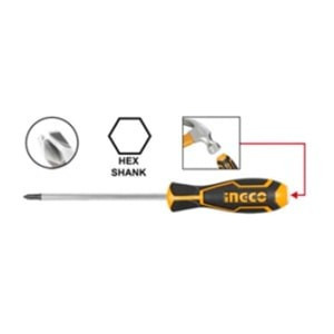INGCO TOURNEVIS A ZONE DE FRAPPE VIS PHILLIPS 6*150 MM HGTSPH2150