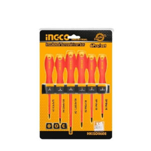 INGCO TOURNEVIS ISOLES  SET DE 6 PIECES HKISD0608