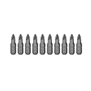 JEU DE 10 EMBOUTS POZIDRIV PZ2 X 25MM-VITO