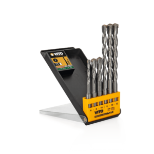JEU DE 6 FORETS SDS-PLUS  (6, 8, 10X110MM + 8, 10, 12X160MM)-VITO