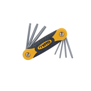 JEU DE 7 CLES TORX AVEC TROU SUR MONTURE-VITO