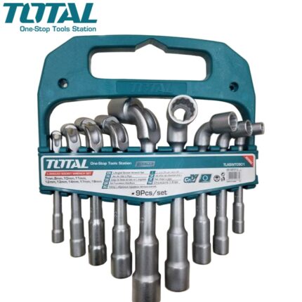 Jeu de clés à douilles 9 pièces TOTAL