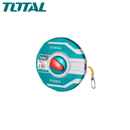 Ruban à mesurer en fibre de verre 30m*12.5mm TOTAL