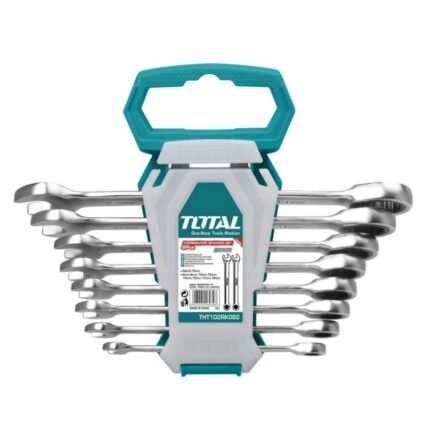 Jeu de 8 clés à cliquet 9-18mm