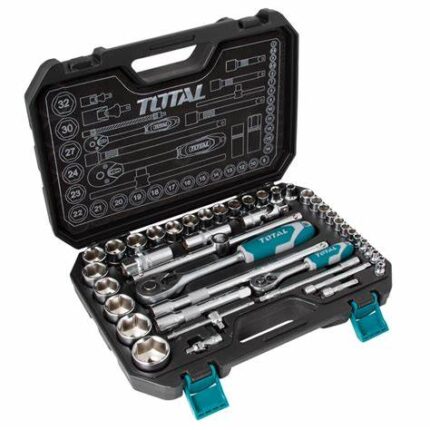 Ensemble de 44 douilles 1/4″ + 1/2″ TOTAL