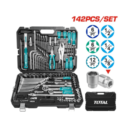 Ensemble d’outils de combinaison de 142 pièces