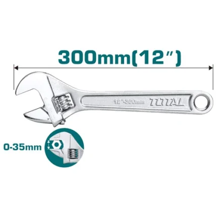 Clé à molette 300MM 12 Pouces