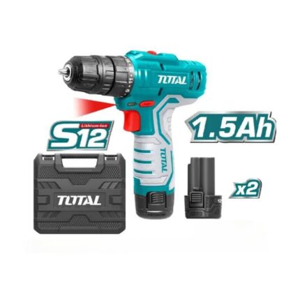 Perceuse visseuse sans fil 12V 1,5Ah 2 batteries